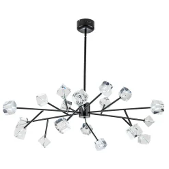 Modern Mid-century Glam Branch Crystal Sputnik Chandelier