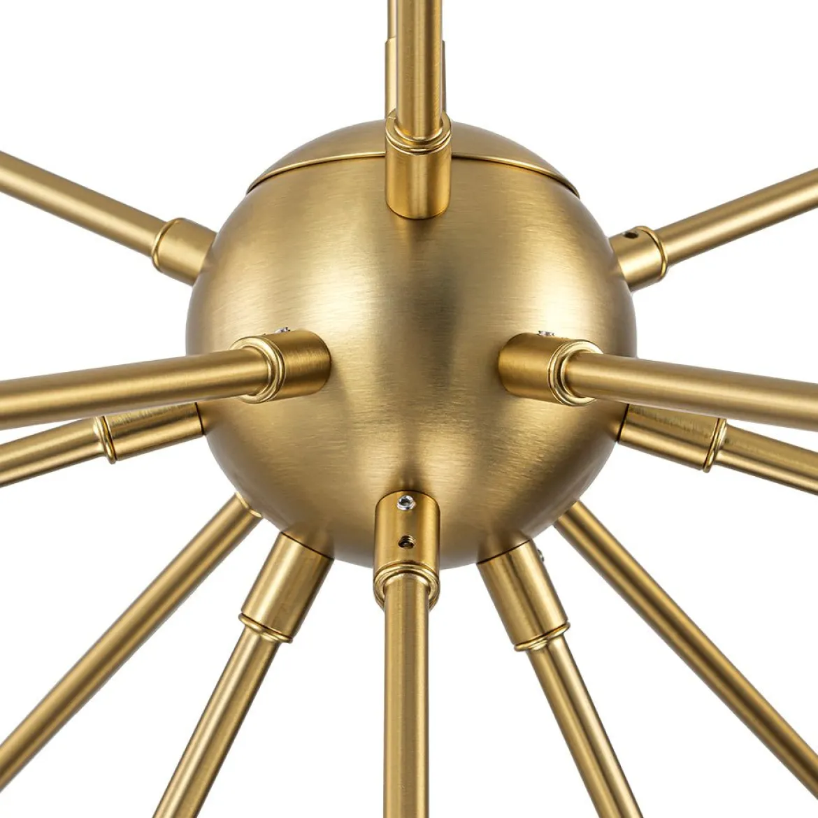 Modern Opal Glass Globe 12-light Sphere Sputnik Chandelier