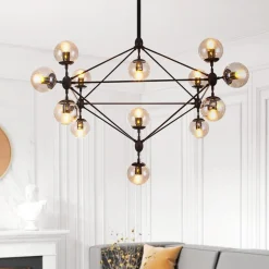 Modern Statement Geometric Chandelier