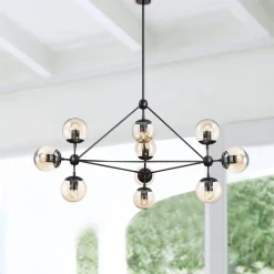 Modern Statement Geometric Chandelier