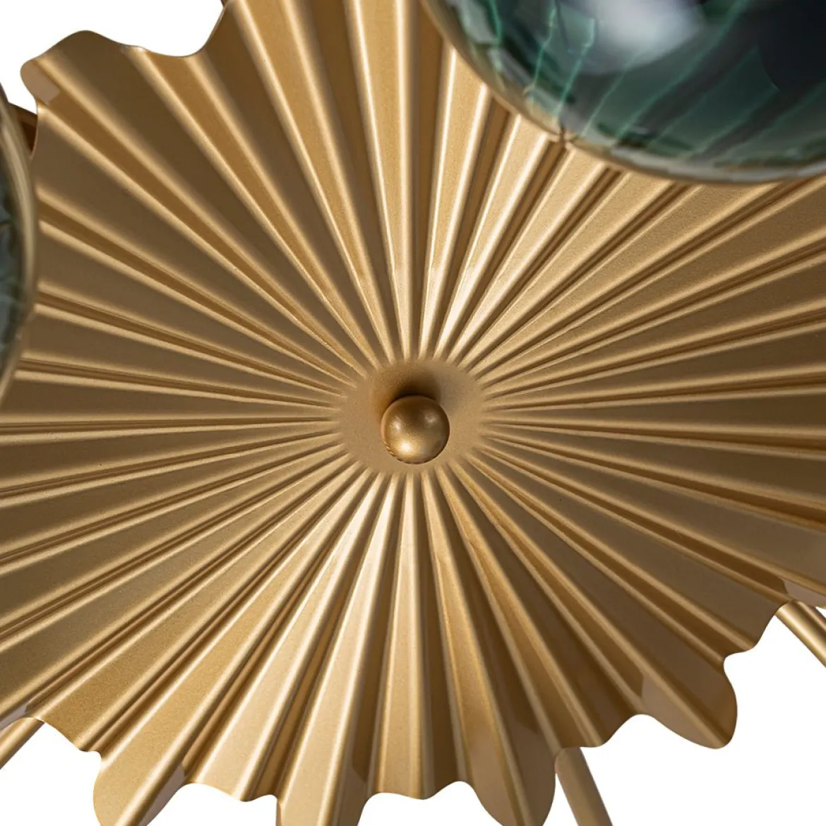 (OpenBox) Bloom 12-Light Blue Glass Bubble Semi Flush Chandelier