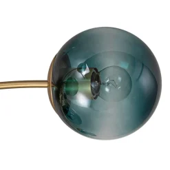 (OpenBox) Bloom 12-Light Blue Glass Bubble Semi Flush Chandelier