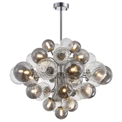 (OpenBox) Cluster Glass Globe Bubble Chandelier 23.6