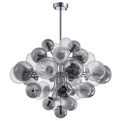 (OpenBox) Cluster Glass Globe Bubble Chandelier 23.6