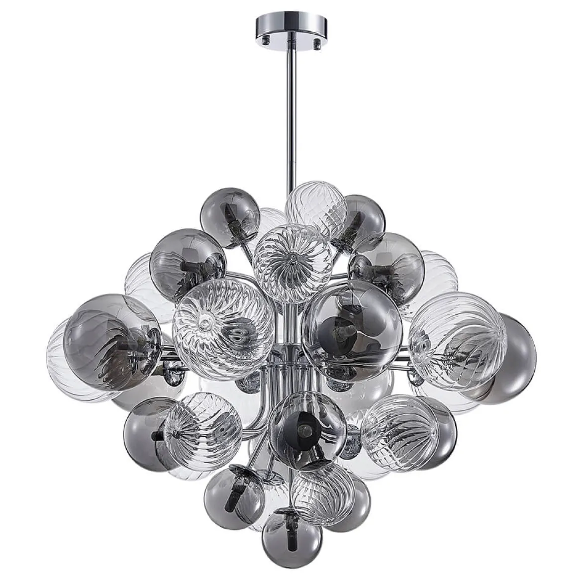 (OpenBox) Cluster Glass Globe Bubble Chandelier 23.6"/31.5" Wide Large Chandelier