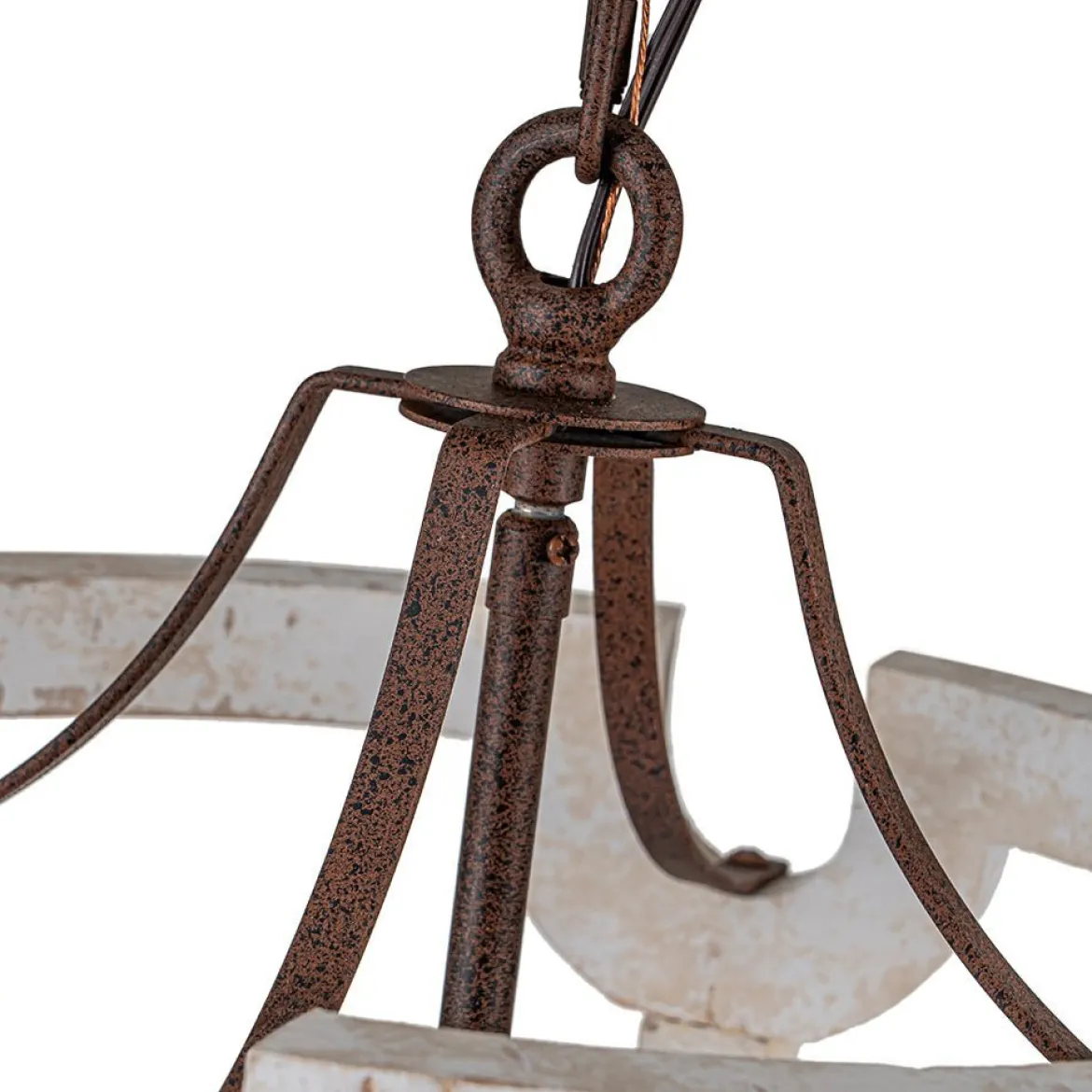 (OpenBox) Farmhouse Wood Cylinder Pendant Light