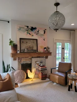 (OpenBox) French Antique Brass Crystal Globe Chandelier