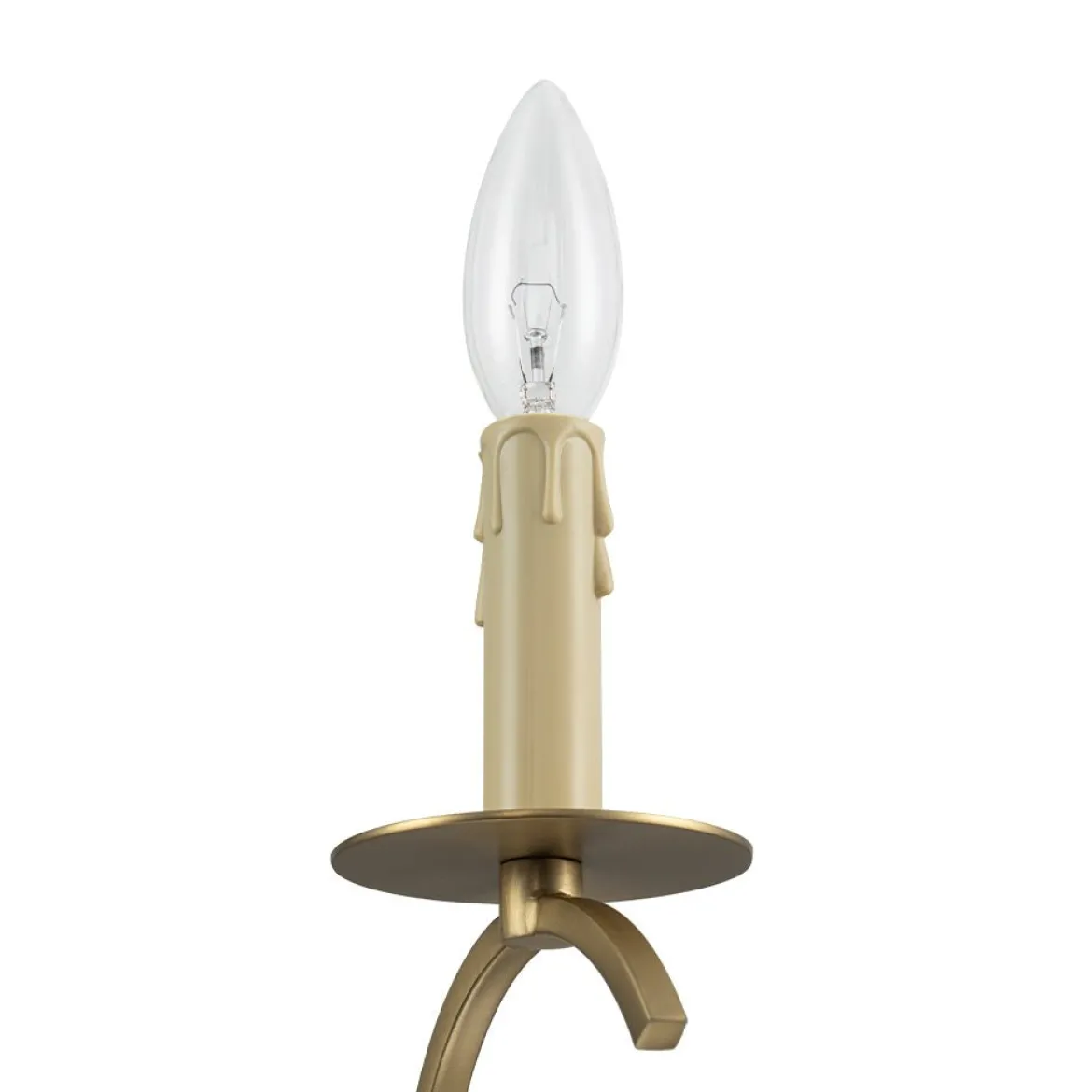 (OpenBox) French Farmhouse 5-Light Brass Candle Style Chandelier