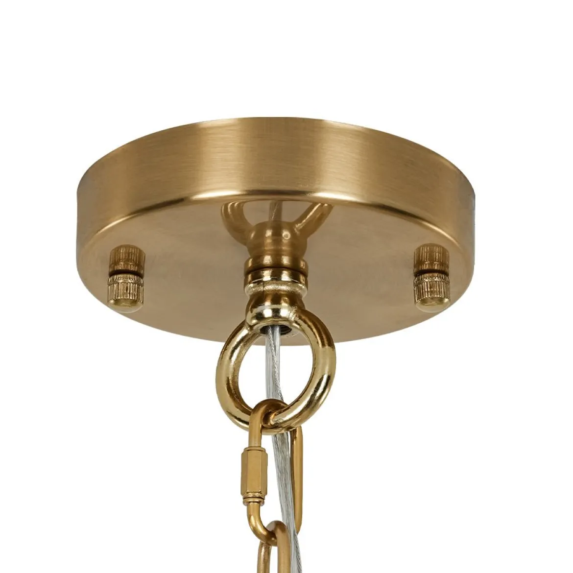 (OpenBox) French Luxury Brass Crystal Drum Cage Chandelier