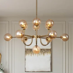 (OpenBox) Glam 13-Light Sputnik Glass Globe Bubble Chandelier