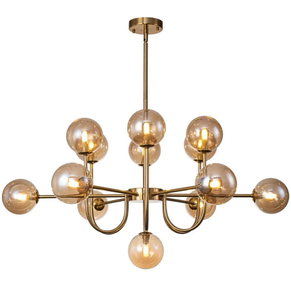 (OpenBox) Glam 13-Light Sputnik Glass Globe Bubble Chandelier