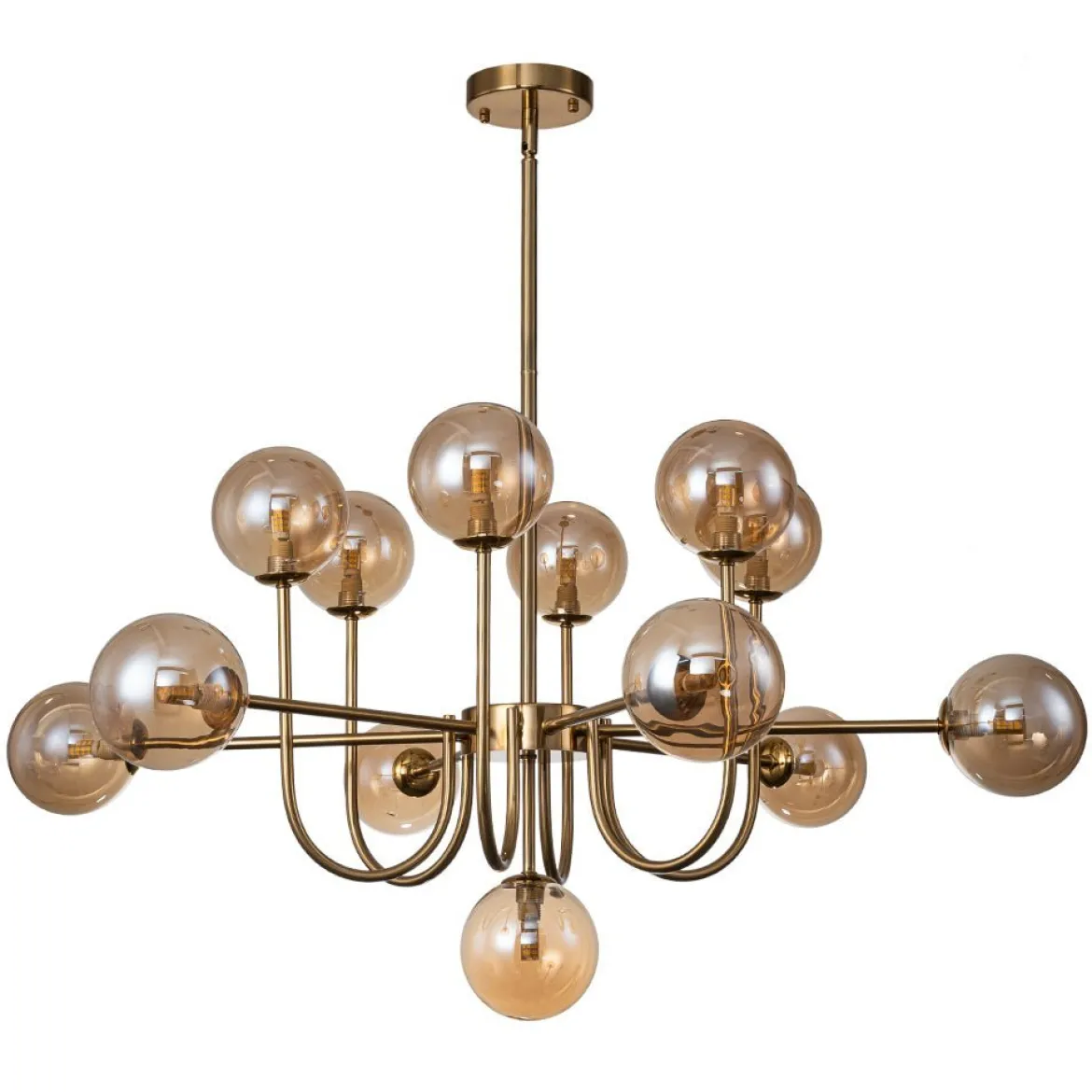 (OpenBox) Glam 13-Light Sputnik Glass Globe Bubble Chandelier