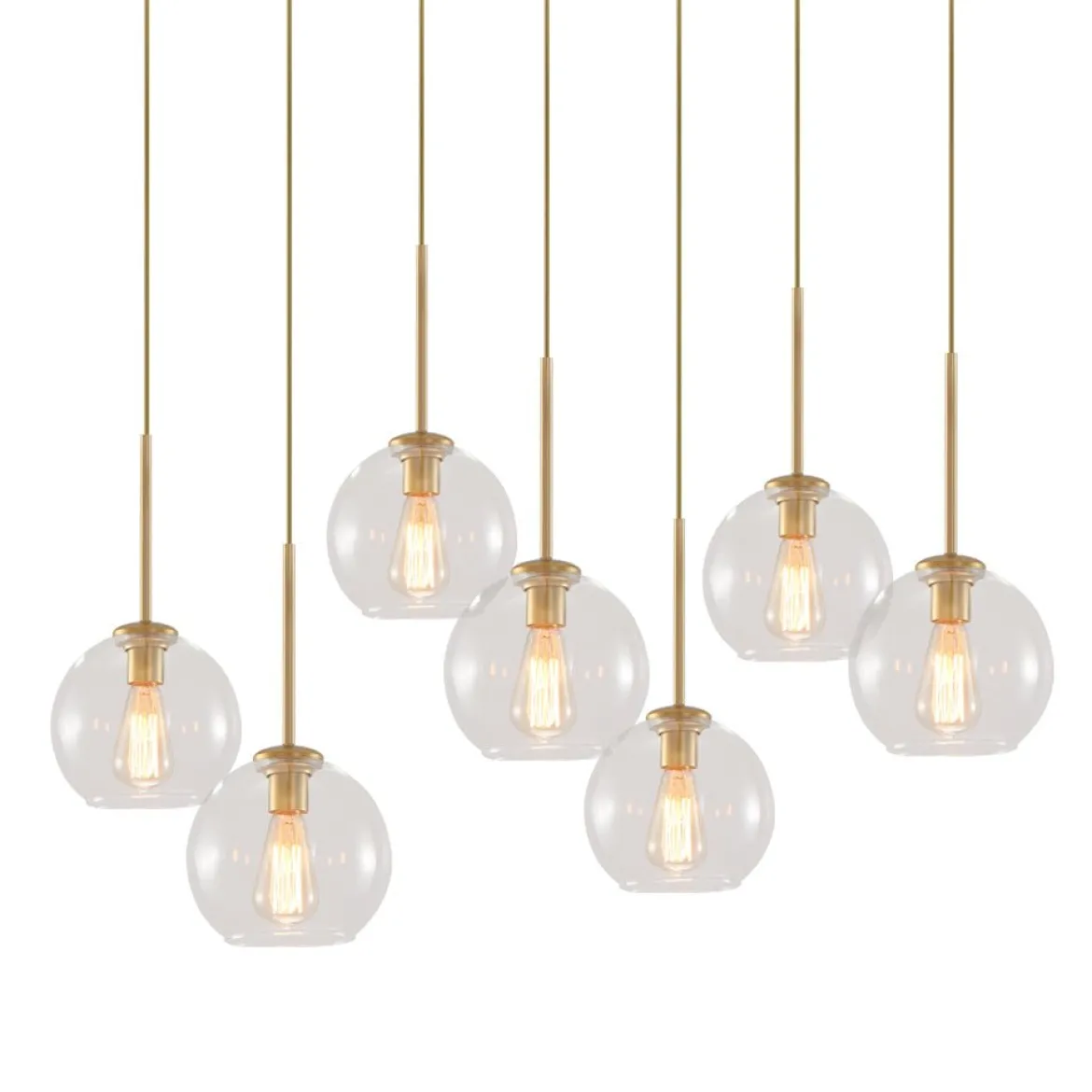 (OpenBox) Globe Cluster Kitchen Island Pendant Light