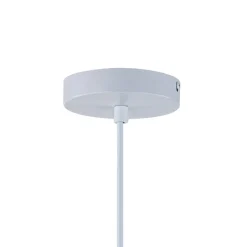 (OpenBox) 1-Light Coastal Bohemian Woven Rope Dome Pendant