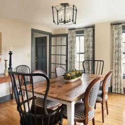 (OpenBox) 4-light French Antique Candle Style Lantern Semi Flush