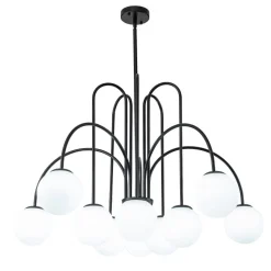 (OpenBox) 10-Light Frosted Glass Globe Bubble Chandelier