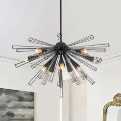(OpenBox) 10-Light Geometric Sputnik Sunburst Chandelier