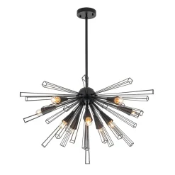 (OpenBox) 10-Light Geometric Sputnik Sunburst Chandelier