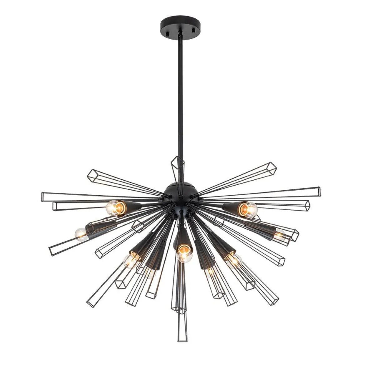 (OpenBox) 10-Light Geometric Sputnik Sunburst Chandelier