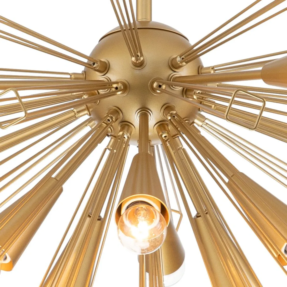 (OpenBox) 10-Light Geometric Sputnik Sunburst Chandelier