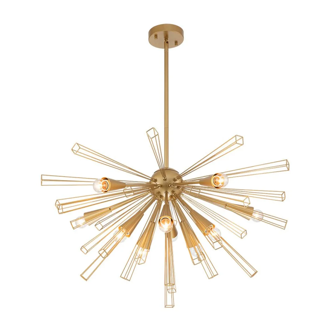 (OpenBox) 10-Light Geometric Sputnik Sunburst Chandelier