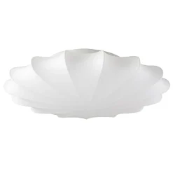 (OpenBox) Mid-Century Modern White Flush Mount Light