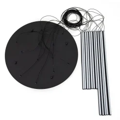 (OpenBox) Modern 12-Light Black Cluster Tube LED Pendant Light