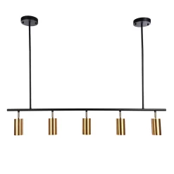 (OpenBox) Modern 5-Light Linear Semi Flush Track Light
