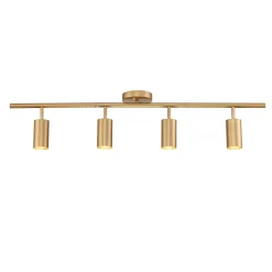 (OpenBox) Modern 4-Light Linear Semi Flush Track Light