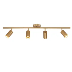 (OpenBox) Modern 4-Light Linear Semi Flush Track Light
