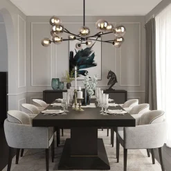 (OpenBox) Modern Sputnik Branching Bubble Chandelier