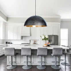 (OpenBox) Oversized Metal Dome Pendant Light