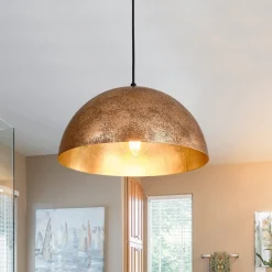 (OpenBox) Oversized Metal Dome Pendant Light