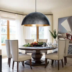 (OpenBox) Oversized Metal Dome Pendant Light