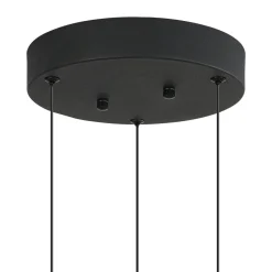 (OpenBox) Prismatic Glass Dimmable LED 3-Light Cluster Round Pendant