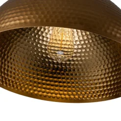 (OpenBox) Vintage Luxe Oversized Hammered Dome Pendant