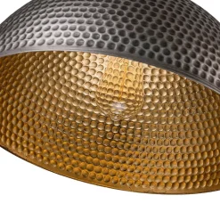 (OpenBox) Vintage Luxe Oversized Hammered Dome Pendant