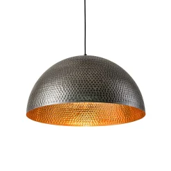 (OpenBox) Vintage Luxe Oversized Hammered Dome Pendant