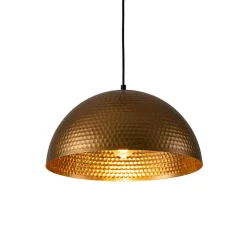 (OpenBox) Vintage Luxe Oversized Hammered Dome Pendant