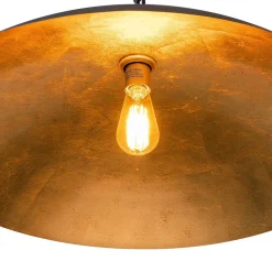(OpenBox) Vintage Oversized Flat Dome Metal Pendant Light