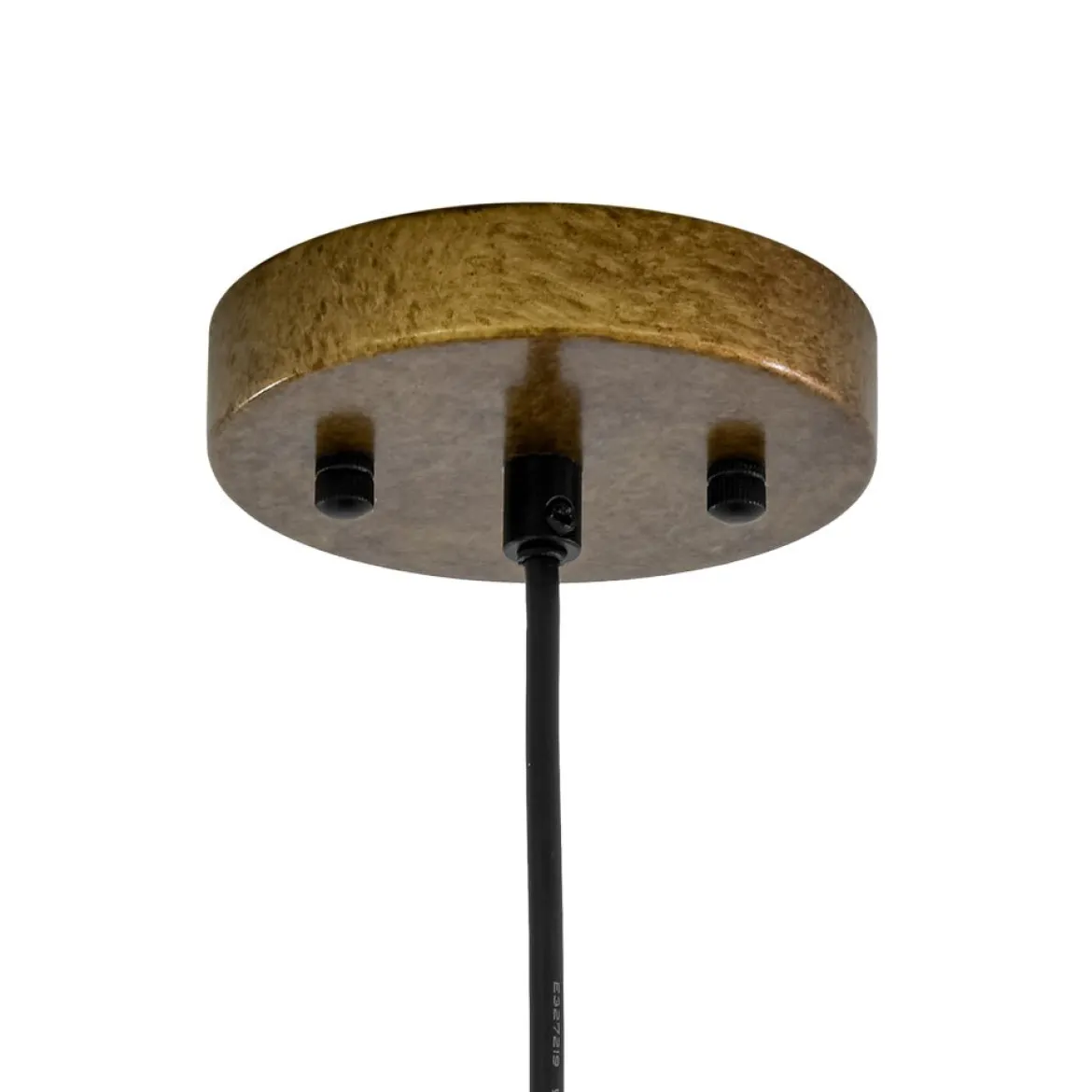 Oversized Antique Dark Rust Iron Dome Pendant Light