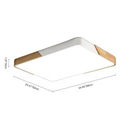 Rectangle LED Flush Mount Light