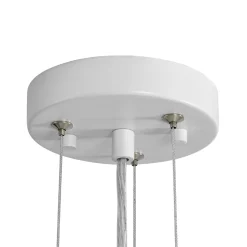 Scandinavian Oversized Iron White Bell Dome Pendant Light