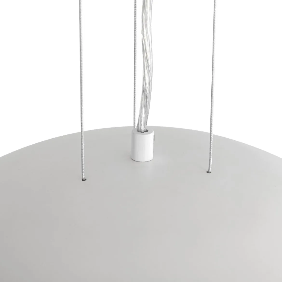 Scandinavian Oversized Iron White Bell Dome Pendant Light