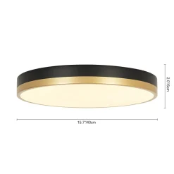 Scandinavian Round Dimmable LED Ceiling Light DIP Switch