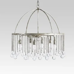Shabby Chic Crystal Raindrop Chandelier