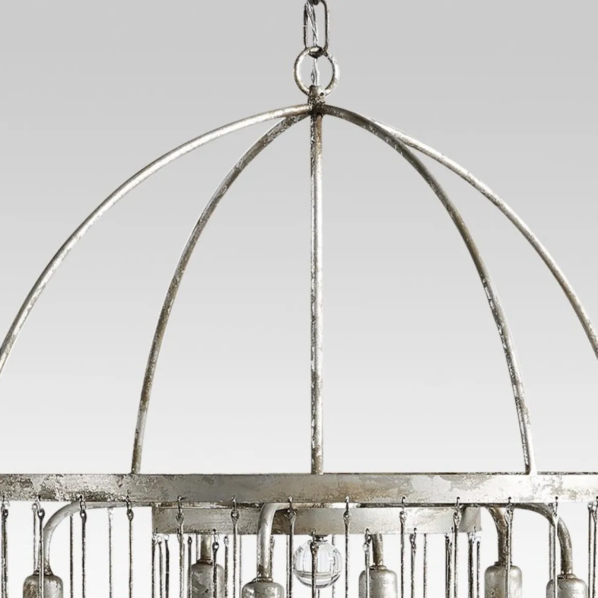 Shabby Chic Crystal Raindrop Chandelier