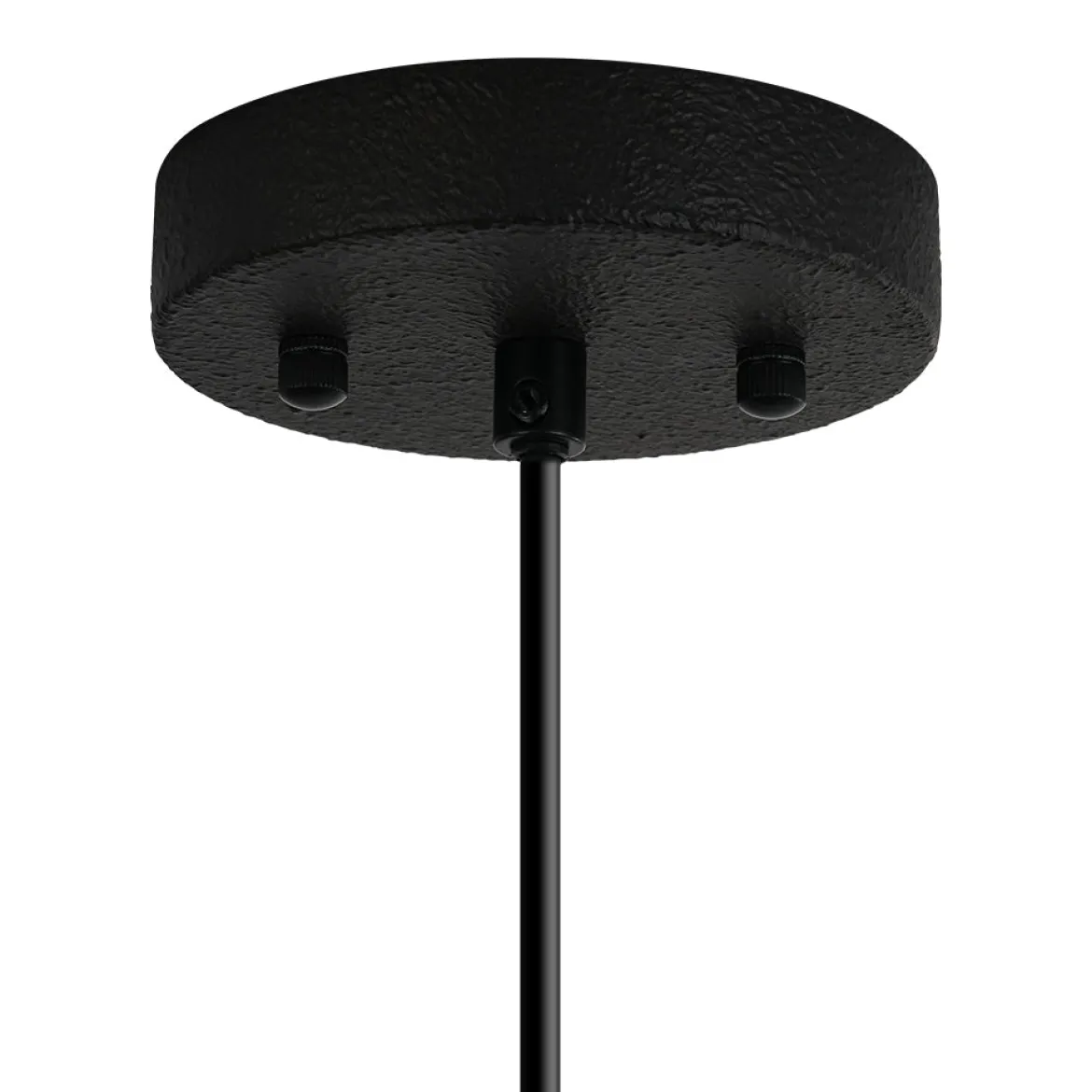 Vintage Luxe Black Gold Hammered Dome Pendant Light