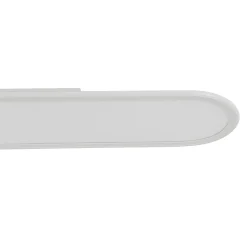 White Long Oval Warm Dimmable LED Semi Flush Mount