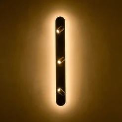Wood Oval LED Adjustable Spotlight Ceiling Track Light